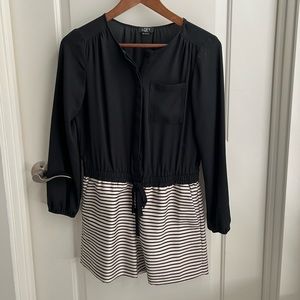 Black and white Romper